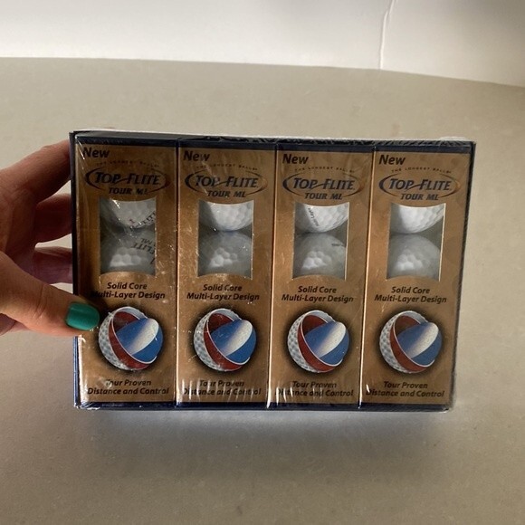 NEW 12 Top Flite Solid Core Golf Balls 4 Packages of 3 Balls. Tour Performance - Picture 3 of 6